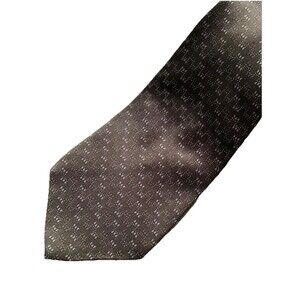 Men’s Tie Zylos Gold 100% Italian Silk Made In USA Brown Geometric Necktie